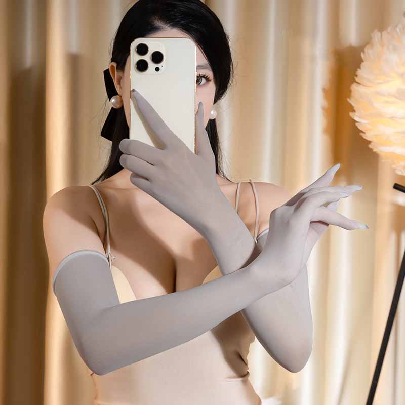 Solid Nylon Ultra-Thin Seamless Sexy High Elasticity Tight Stocking Gloves Long Sunscreen Women Dance Party Night Club Cosplay One Size
Solid Nylon Ultra-Thin Seamless Sexy High Elasticity Tight Stocking Gloves Long Sunscreen Women Dance Party Night Club Cosplay One Size