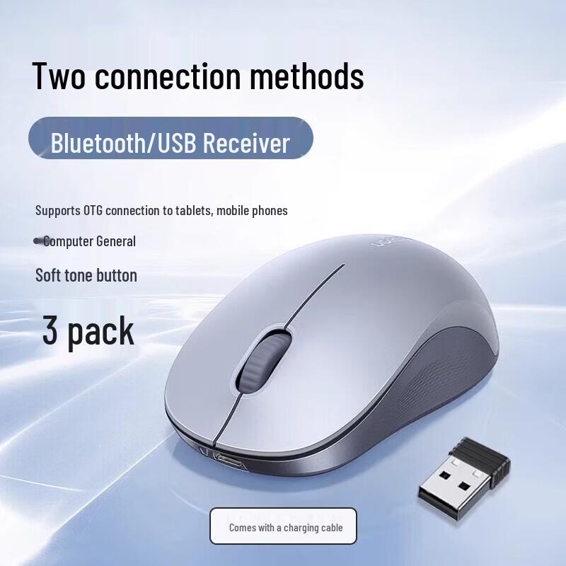Ugreen M331 Dual-Mode Wireless Silent Office Mouse
Ugreen M331 Dual-Mode Wireless Silent Office Mouse