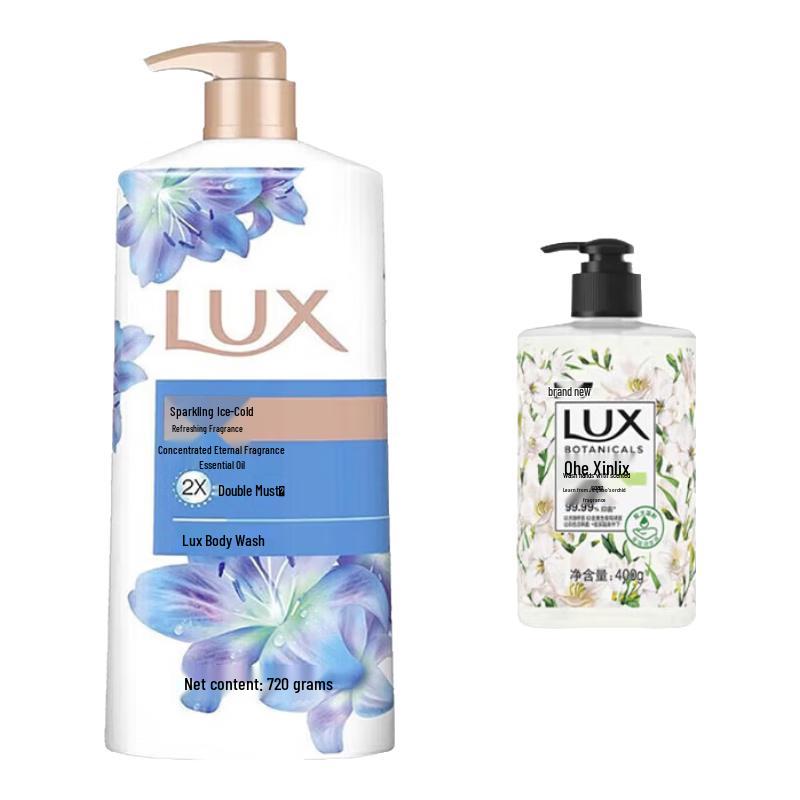 LUX Refreshing Ice Cool Shower Gel & Freesia Hand Soap Set
LUX Refreshing Ice Cool Shower Gel & Freesia Hand Soap Set