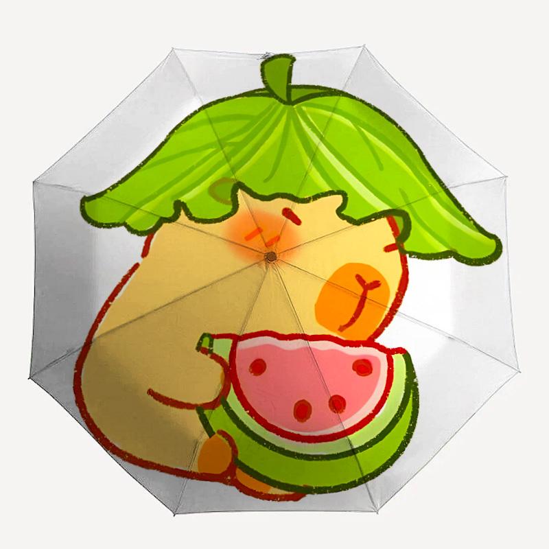 1PC Watermelon Capybara Folding Umbrella with 8 Frames, Automatic Open, Durable Frame, Quality Craftsmanship yy250912077
1PC Watermelon Capybara Folding Umbrella with 8 Frames, Automatic Open, Durable Frame, Quality Craftsmanship yy250912077