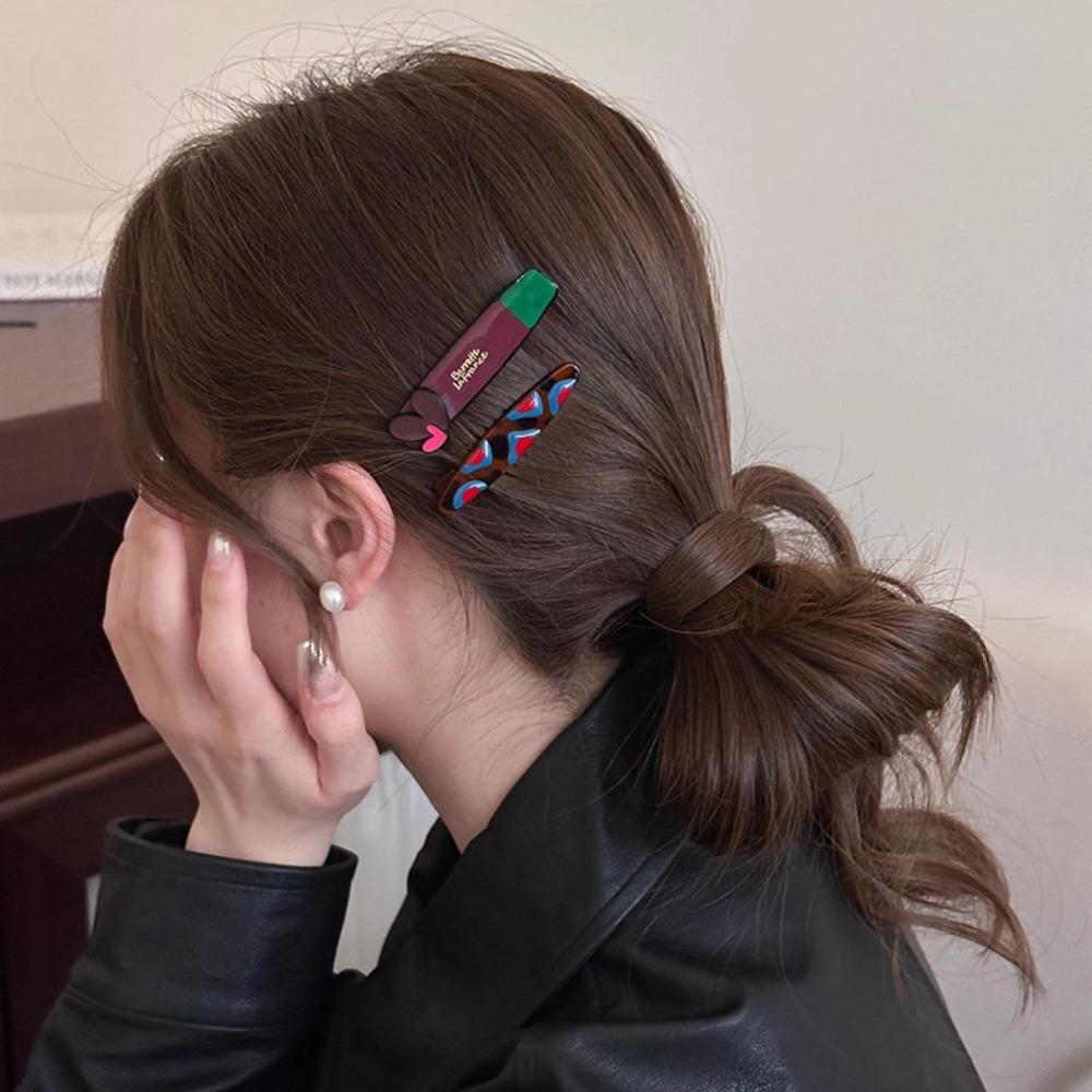 2pcs/set Barrettes Hairpins Duckbill Clip Makeup Hair Clips Sweet Love Hairpin Set Girls червоний
2pcs/set Barrettes Hairpins Duckbill Clip Makeup Hair Clips Sweet Love Hairpin Set Girls червоний