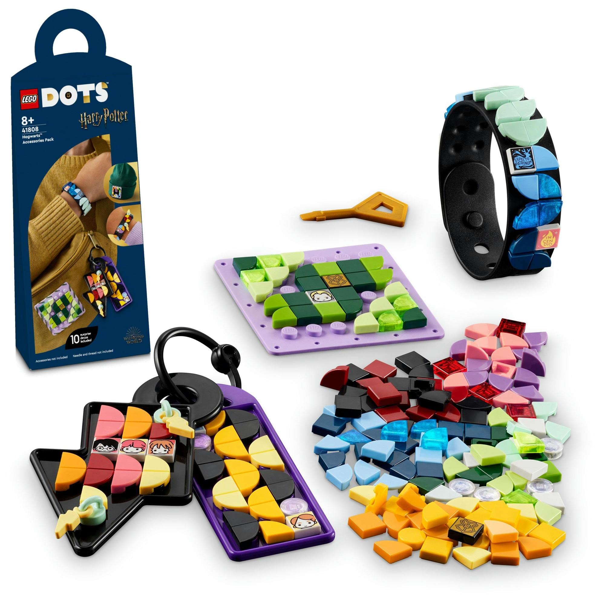 LEGO DOTS Hogwarts™ Accessory Pack 41808, a fantastic building block gift for boys and girls ages 8 and up.
LEGO DOTS Hogwarts™ Accessory Pack 41808, a fantastic building block gift for boys and girls ages 8 and up.