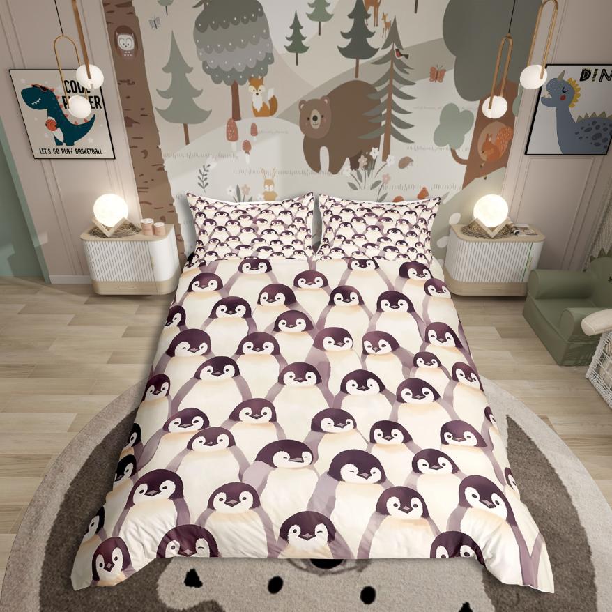 Homewish Cute Penguin Duvet Cover SetCute Animal For Kids Bedding SetKawaii Wildlife Decor EU Single(135*200cm)3pcs
Homewish Cute Penguin Duvet Cover SetCute Animal For Kids Bedding SetKawaii Wildlife Decor EU Single(135*200cm)3pcs