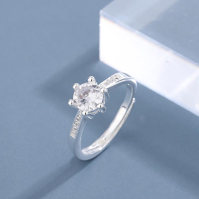 Adjustable PT950 Gold-Plated Diamond Imitation Ring with Inlaid Stones - Durable, Fade-Resistant Engagement Gift for Girlfriend Adjustable
Adjustable PT950 Gold-Plated Diamond Imitation Ring with Inlaid Stones - Durable, Fade-Resistant Engagement Gift for Girlfriend Adjustable