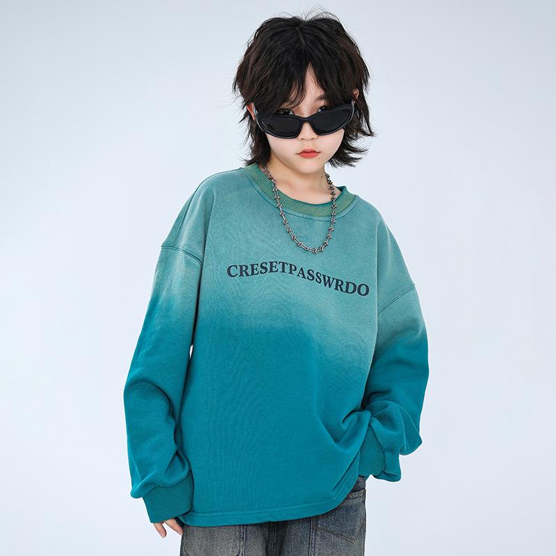 Boys Stylish Gradient Hoodie: Spring 2026 Trendy Loose Top for Medium & Large Kids 170 cm
Boys Stylish Gradient Hoodie: Spring 2026 Trendy Loose Top for Medium & Large Kids 170 cm