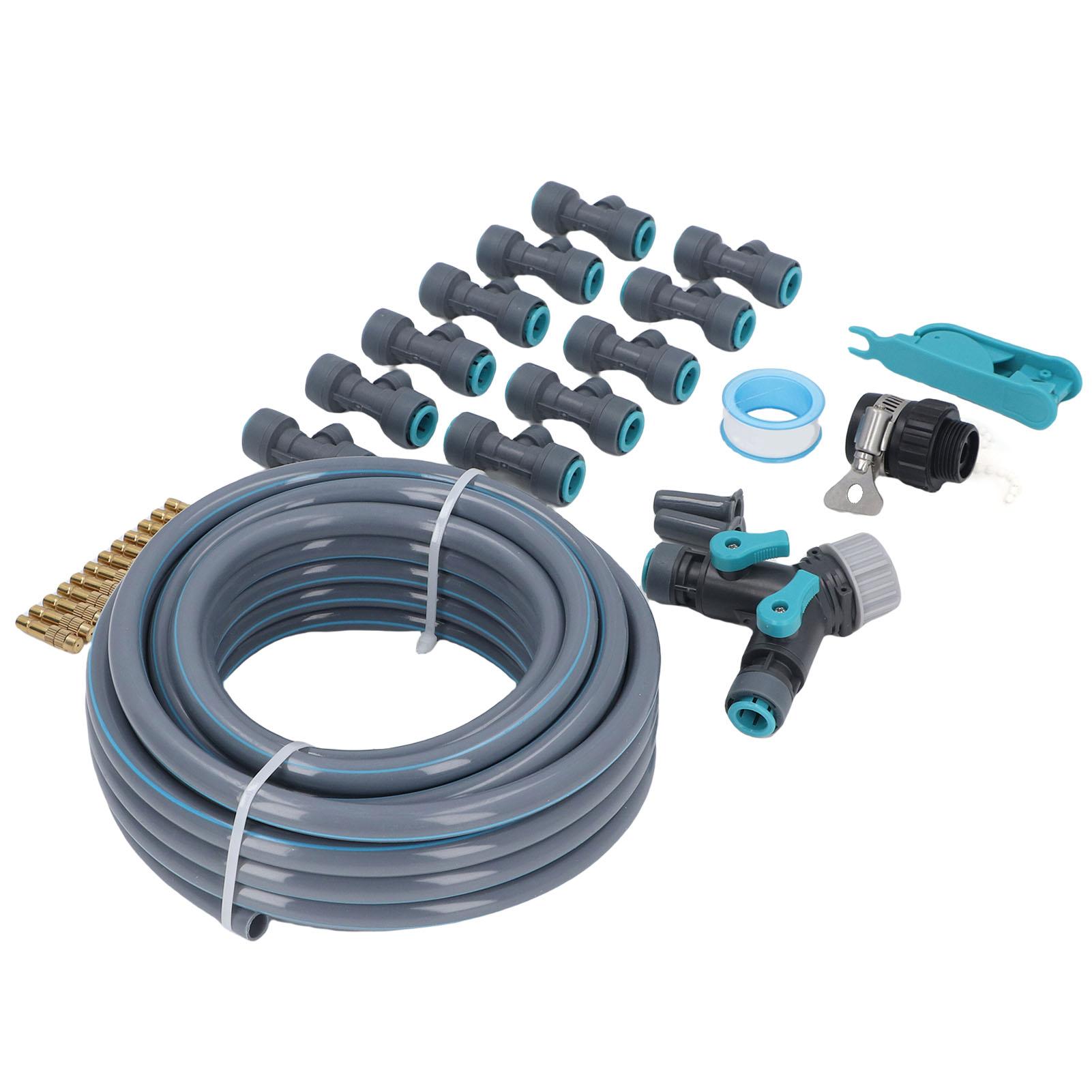 Garden Watering System 10m Automatic Drip Irrigation Kits Patio Lawn Equipment Set with Hose Adjustable Dripper
Garden Watering System 10m Automatic Drip Irrigation Kits Patio Lawn Equipment Set with Hose Adjustable Dripper