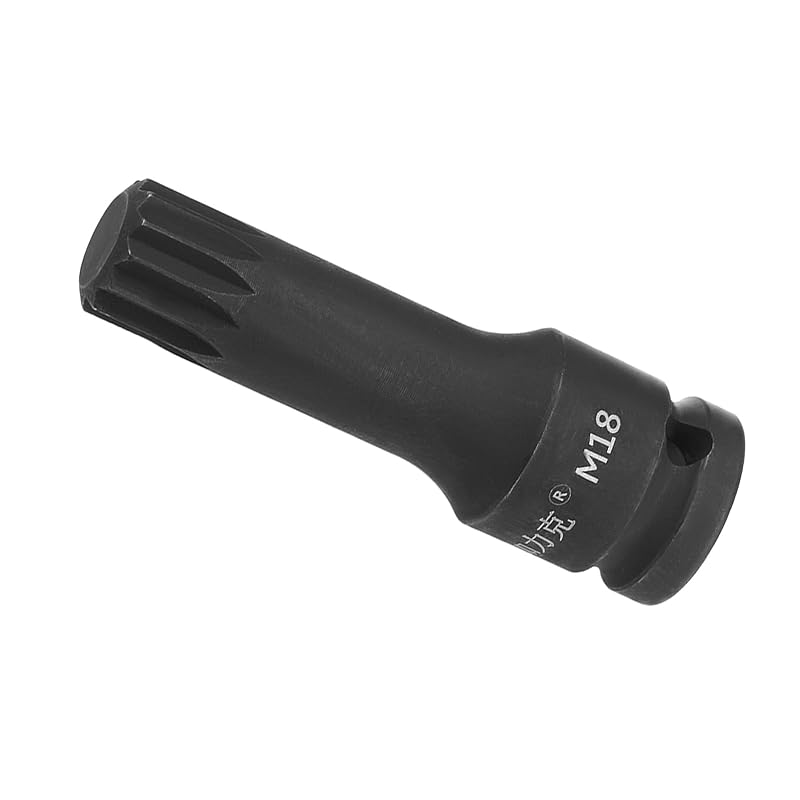 CoCud impact triple square spline bit socket M18 bit 1/2 drive metric Long driver socket adapter - (Application: for torque wrench)
CoCud impact triple square spline bit socket M18 bit 1/2 drive metric Long driver socket adapter - (Application: for torque wrench)