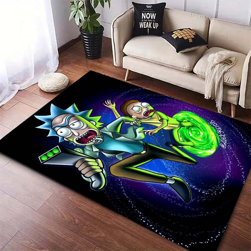 Ricky and Morty cartoon character non-slip and stain-resistant printed rug, suitable for doorways, bedrooms, and home décor. 60x90cm
Ricky and Morty cartoon character non-slip and stain-resistant printed rug, suitable for doorways, bedrooms, and home décor. 60x90cm
