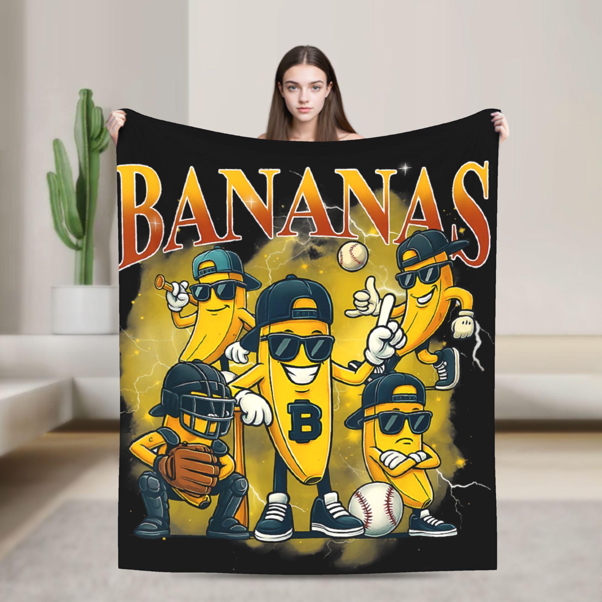 Banana Lovers Bootleg Bananas Womens Super Warm Blanket Children Plush Throw Blanket Flannel Bedspread Sofa Bed Cover 75x100cm (30x40inch)
Banana Lovers Bootleg Bananas Womens Super Warm Blanket Children Plush Throw Blanket Flannel Bedspread Sofa Bed Cover 75x100cm (30x40inch)