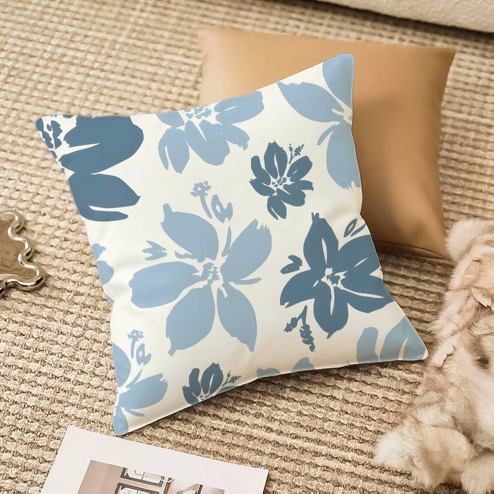 E-elegant B-blue Floral Pillow Case Anti-dustmite Invisible zipper Sofa Bed 12x12Inch
E-elegant B-blue Floral Pillow Case Anti-dustmite Invisible zipper Sofa Bed 12x12Inch