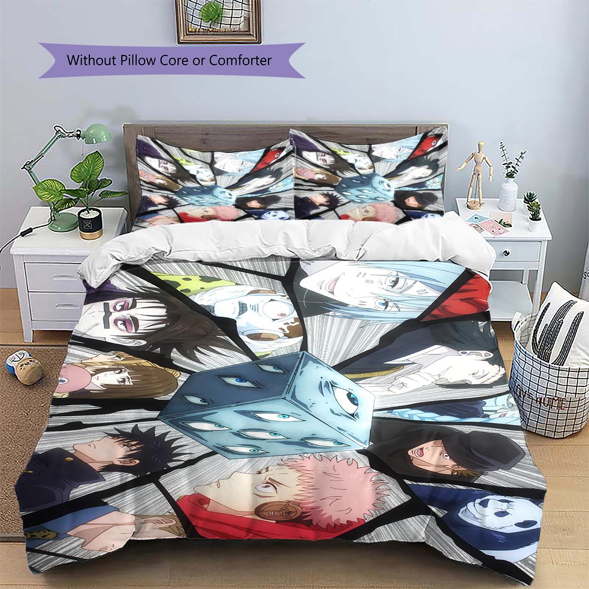 Jujutsu Kaisen Classic Manga Bedding Set Duvet Cover Pillowcase No Filler, Soft Home Bedroom Decor, Perfect Gift for Fans.chl 135x200cm
Jujutsu Kaisen Classic Manga Bedding Set Duvet Cover Pillowcase No Filler, Soft Home Bedroom Decor, Perfect Gift for Fans.chl 135x200cm