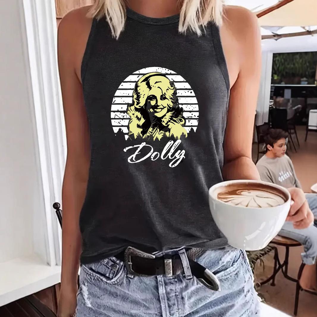 Loose Fashionable and Smiling Girls Printed Vest Women s Wear XXL темно-синього кольору
Loose Fashionable and Smiling Girls Printed Vest Women s Wear XXL темно-синього кольору