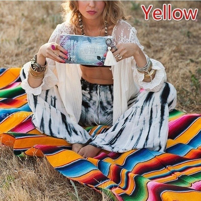 Новое 8-цветное хлопковое одеяло в мексиканскую полоску для улицы, радужное пляжное одеяло, матрас с кисточкой, кровать, дорожный ковер для пикника, чехол для дивана 150 x 200cm жёлтый
Новое 8-цветное хлопковое одеяло в мексиканскую полоску для улицы, радужное пляжное одеяло, матрас с кисточкой, кровать, дорожный ковер для пикника, чехол для дивана 150 x 200cm жёлтый