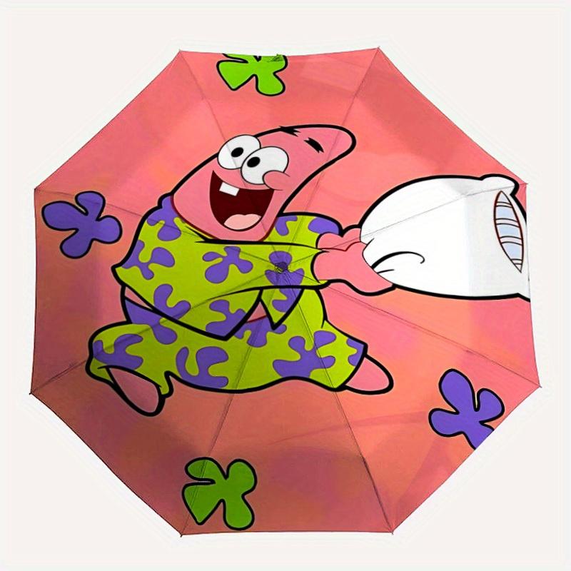 1pc Patrick Star Pajama Party Self-Folding Umbrella, 8-Bone Compact Travel Umbrella, Durable Plastic And Iron Frame129
1pc Patrick Star Pajama Party Self-Folding Umbrella, 8-Bone Compact Travel Umbrella, Durable Plastic And Iron Frame129