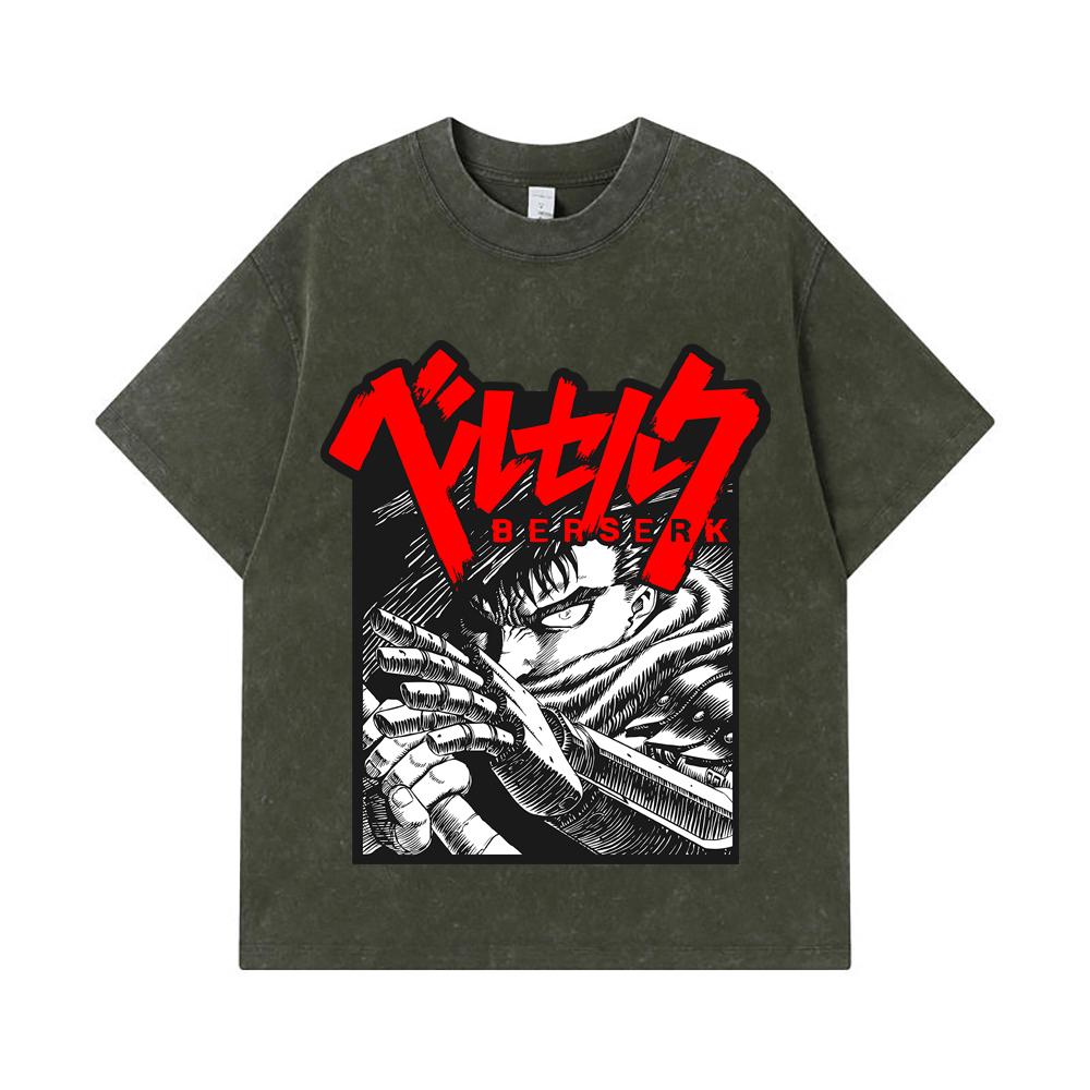 275 GSM Washed T-shirts 100% Cotton Berserk V13 Print Unisex Heavy Cotton T Shirt S
275 GSM Washed T-shirts 100% Cotton Berserk V13 Print Unisex Heavy Cotton T Shirt S