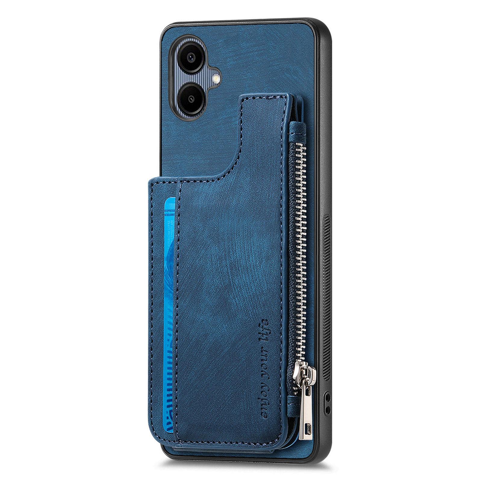 For Samsung Galaxy A05 4G Case Zipper Card Holder Kickstand Leather+PC+TPU Phone Cover Black
For Samsung Galaxy A05 4G Case Zipper Card Holder Kickstand Leather+PC+TPU Phone Cover Black