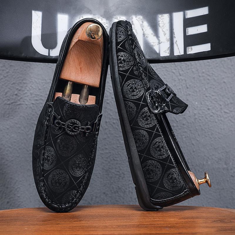 Foot Lishi Мужская обувь Black Society Guy Doudou Shoes Ленивые мягкие подошвы для вождения Осенние педальные повседневные кожаные туфли Tide 39
Foot Lishi Мужская обувь Black Society Guy Doudou Shoes Ленивые мягкие подошвы для вождения Осенние педальные повседневные кожаные туфли Tide 39