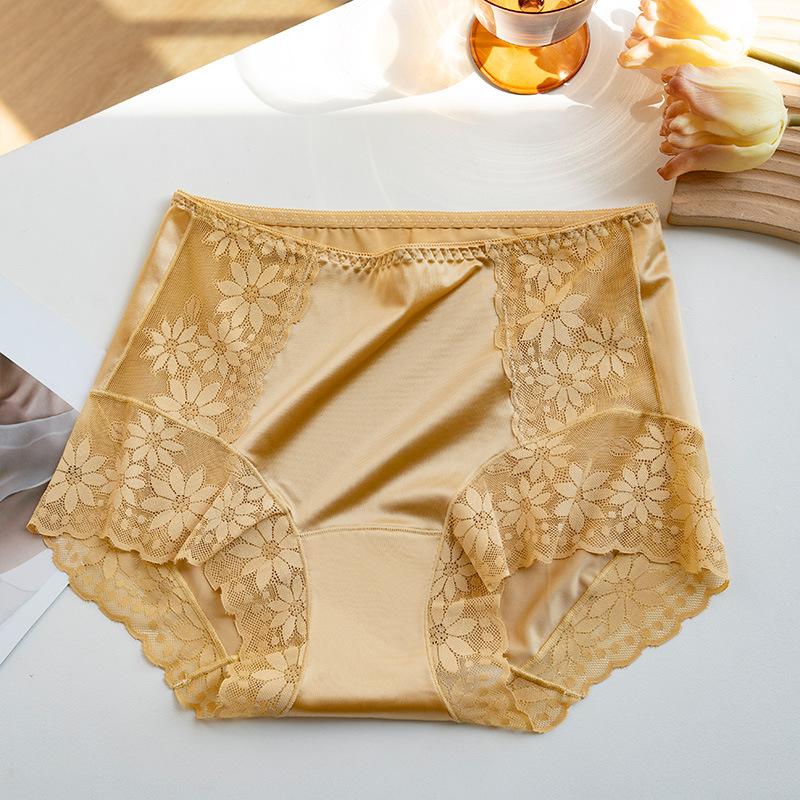 Big Size Female Summer Thin Style Light Luxury Sexy Lace Pure Cotton Antibacterial Crotch No Mark Ice Silk Briefs XXL жовтий
Big Size Female Summer Thin Style Light Luxury Sexy Lace Pure Cotton Antibacterial Crotch No Mark Ice Silk Briefs XXL жовтий