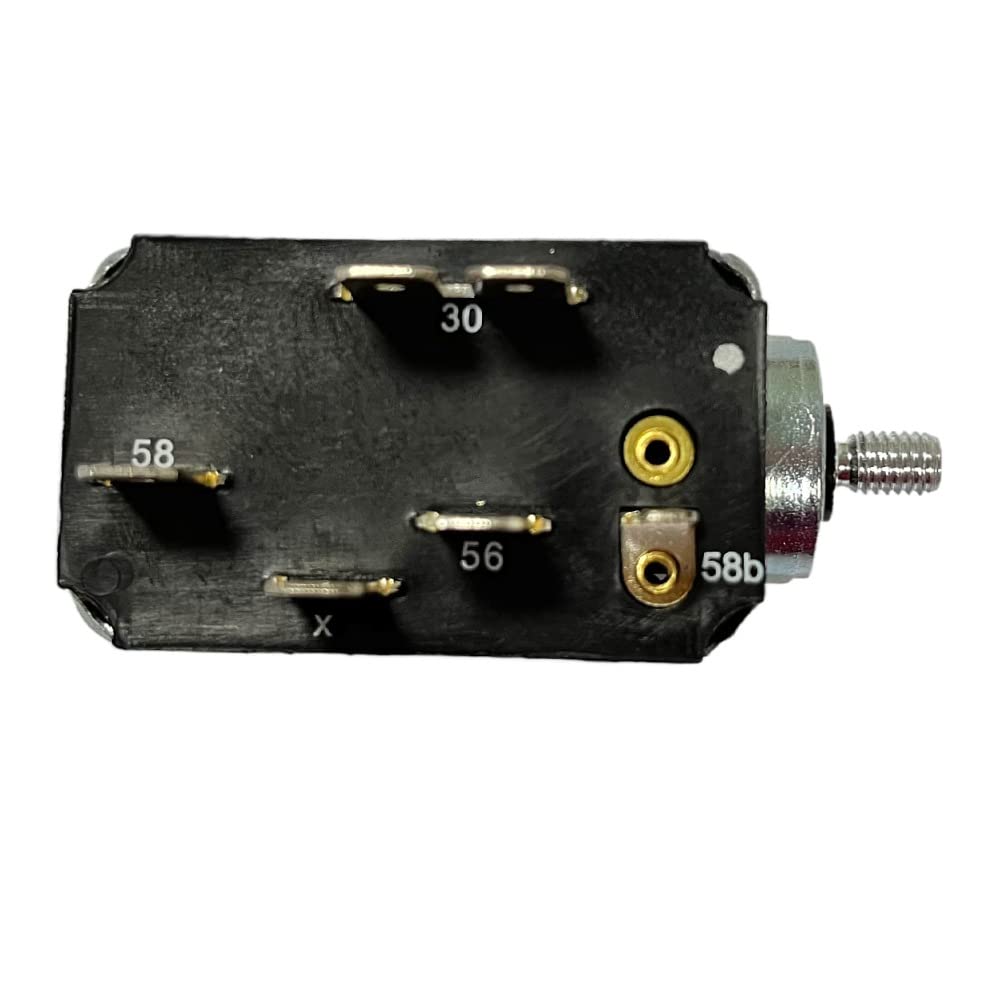 Headlight Switch 113941531E, for VW Beetle, GHIA, Type 3 1971-77, Super 71-72
Headlight Switch 113941531E, for VW Beetle, GHIA, Type 3 1971-77, Super 71-72