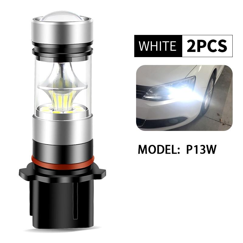 2PCS P13W LED Bulbs Daytime Running Light DC12V Fog Light 6000K White Signal Lamp 3030 SMD Replacement Bulbs Car Accessories
2PCS P13W LED Bulbs Daytime Running Light DC12V Fog Light 6000K White Signal Lamp 3030 SMD Replacement Bulbs Car Accessories