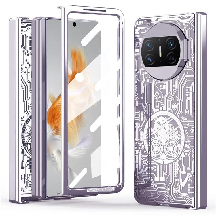 Для Huawei Mate X3 5G Механический чехол для телефона серии Legend с гальваническим покрытием для ПК с пленкой из закаленного стекла
Для Huawei Mate X3 5G Механический чехол для телефона серии Legend с гальваническим покрытием для ПК с пленкой из закаленного стекла