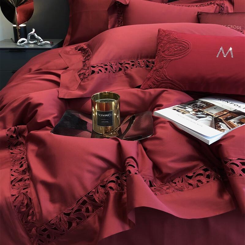 OEING Wedding Red Carat Bedding Set King Size Four-Piece Set
OEING Wedding Red Carat Bedding Set King Size Four-Piece Set
