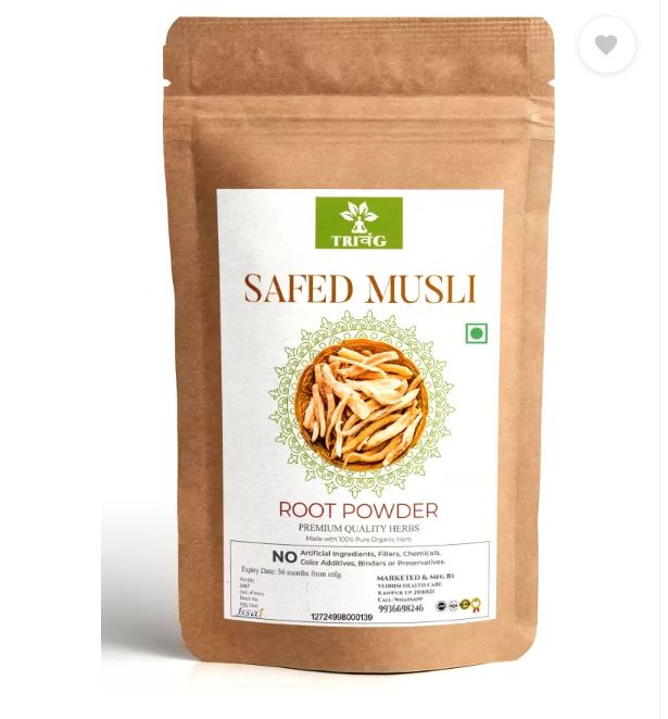 Trivang Safed Musli Powder | Natural Ayurvedic Support for Vitality & Energy Booster (50 g)
Trivang Safed Musli Powder | Natural Ayurvedic Support for Vitality & Energy Booster (50 g)