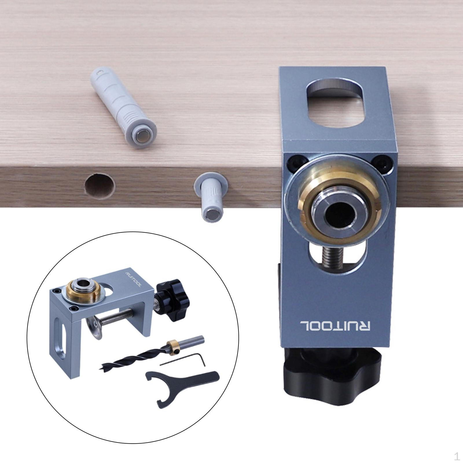 Dowel Jig Kit for Centering with Drill Positioners and Guide Woodworking 8mm Set
Dowel Jig Kit for Centering with Drill Positioners and Guide Woodworking 8mm Set