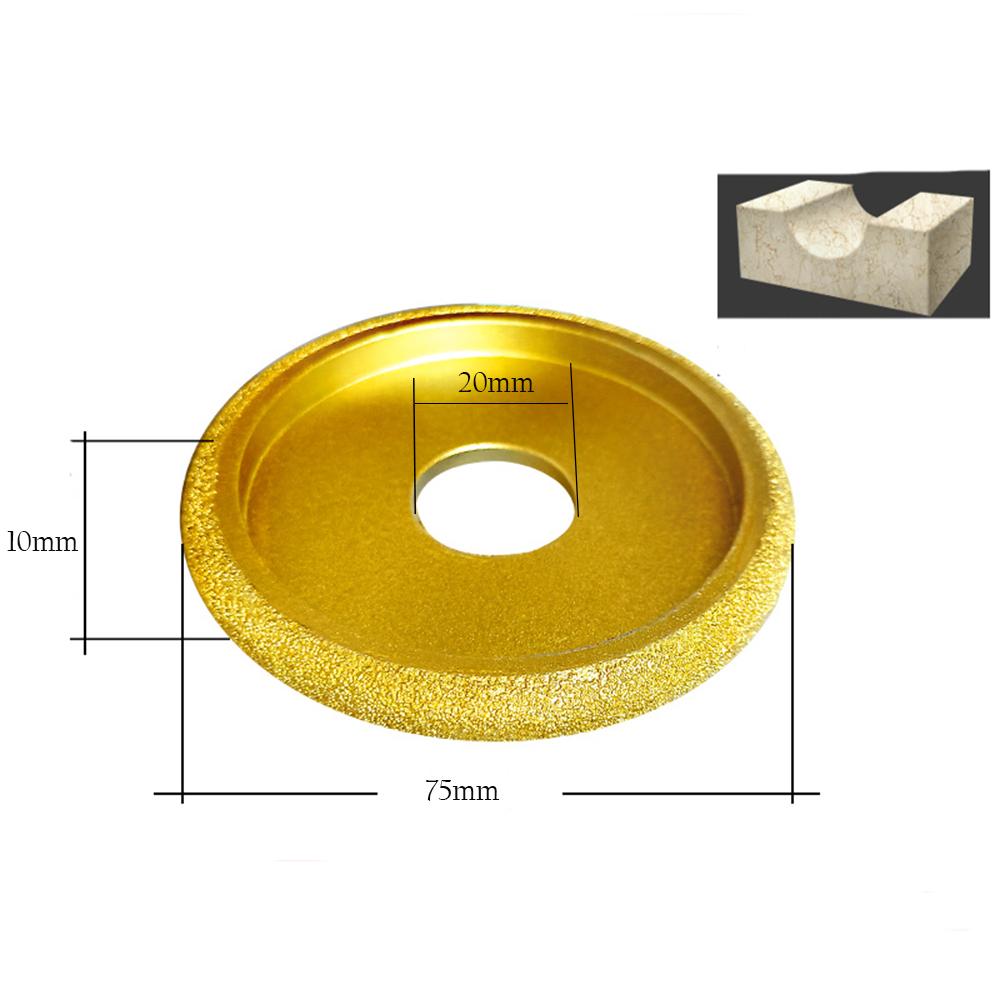 1pc Dry Vacuum Brazed Diamond Round Polishing Wheel 20mm Bore Dia Ceramic Edging Wheel For Tile Quartz Marble Granite Stone
1pc Dry Vacuum Brazed Diamond Round Polishing Wheel 20mm Bore Dia Ceramic Edging Wheel For Tile Quartz Marble Granite Stone