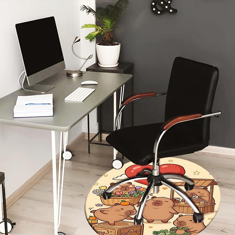 1PC Capibala Market Non-Slip Floor Round carpet, Office, family, bedroom, Large Area Rug Indoor Rugs, Durable PolyesterH0336 80cm by 80cm
1PC Capibala Market Non-Slip Floor Round carpet, Office, family, bedroom, Large Area Rug Indoor Rugs, Durable PolyesterH0336 80cm by 80cm