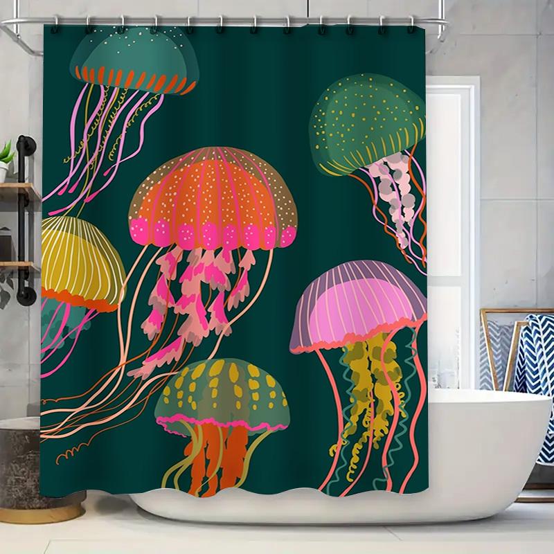 Underwater Worldeye-Catching Jellyfish Shower Curtain Bold Design For Bathroom Decorations W60H190(CM)-1 Pcs
Underwater Worldeye-Catching Jellyfish Shower Curtain Bold Design For Bathroom Decorations W60H190(CM)-1 Pcs