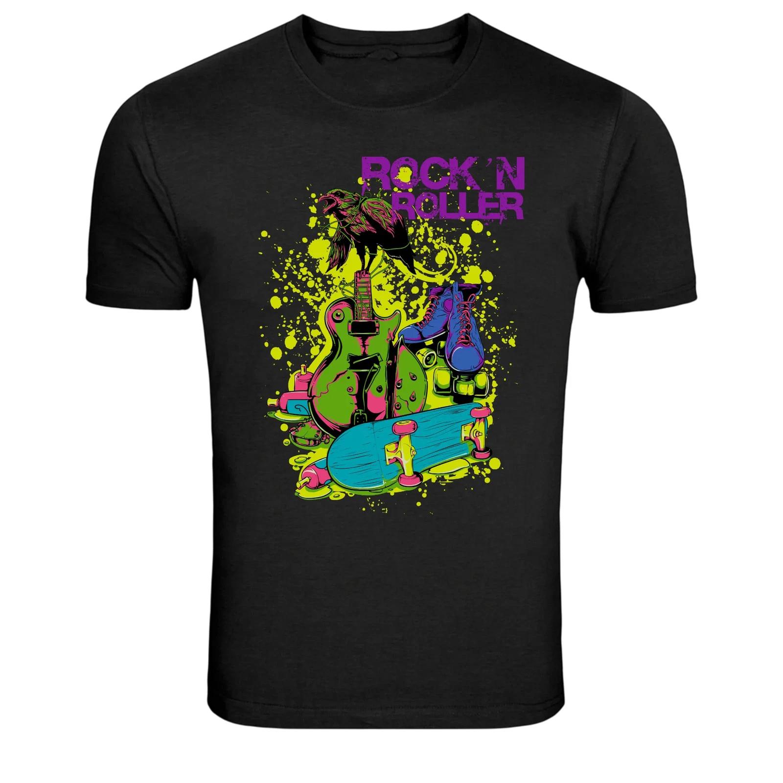 Rock N Roller Guitar Skateboard Street Graphic T-Shirt 4XL
Rock N Roller Guitar Skateboard Street Graphic T-Shirt 4XL