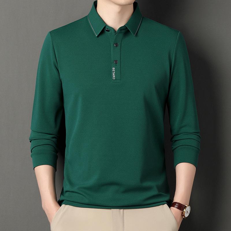 Fall Men s Long Sleeve Lapel Thin T-shirt Young and Middle-Aged Men s Solid Color Pullover Polo Shirt Casual All-Match Bottoming Shirt Men 4XL
Fall Men s Long Sleeve Lapel Thin T-shirt Young and Middle-Aged Men s Solid Color Pullover Polo Shirt Casual All-Match Bottoming Shirt Men 4XL
