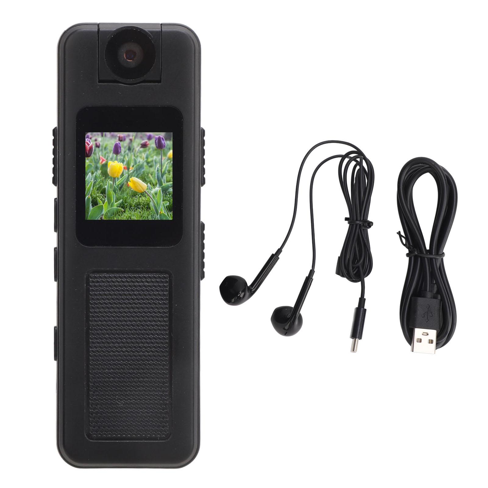 1080P Body Mounted Camera Wearable Portable Camera 180 Deg Rotatable Lens Infrared Night Vision OTG
1080P Body Mounted Camera Wearable Portable Camera 180 Deg Rotatable Lens Infrared Night Vision OTG