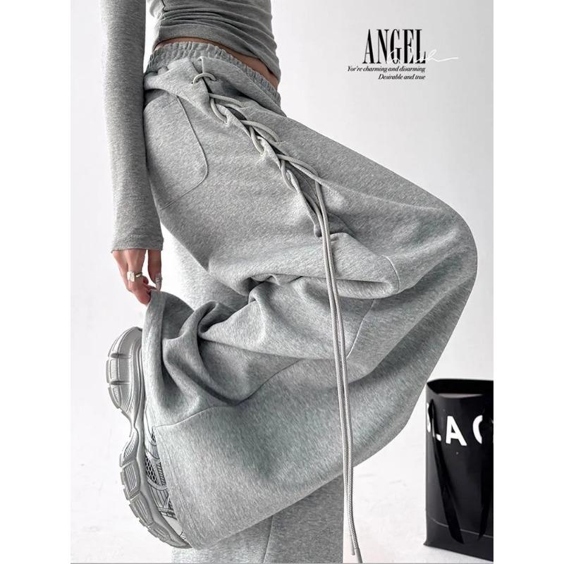 Women s High Waisted Wide Leg Pants with Side Lace Detail Casual Loose Fit Trousers for Streetwear L серый
Women s High Waisted Wide Leg Pants with Side Lace Detail Casual Loose Fit Trousers for Streetwear L серый