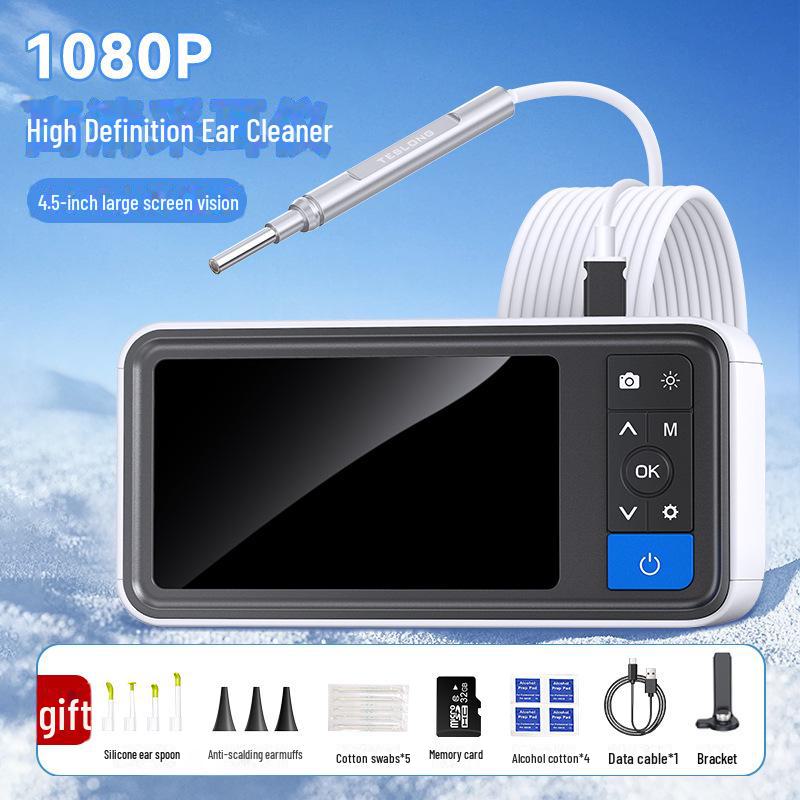 Отоскоп Taishilang MS450 с 4,5-дюймовым HD-экраном, визуальным ушным датчиком 3,9 мм
Отоскоп Taishilang MS450 с 4,5-дюймовым HD-экраном, визуальным ушным датчиком 3,9 мм