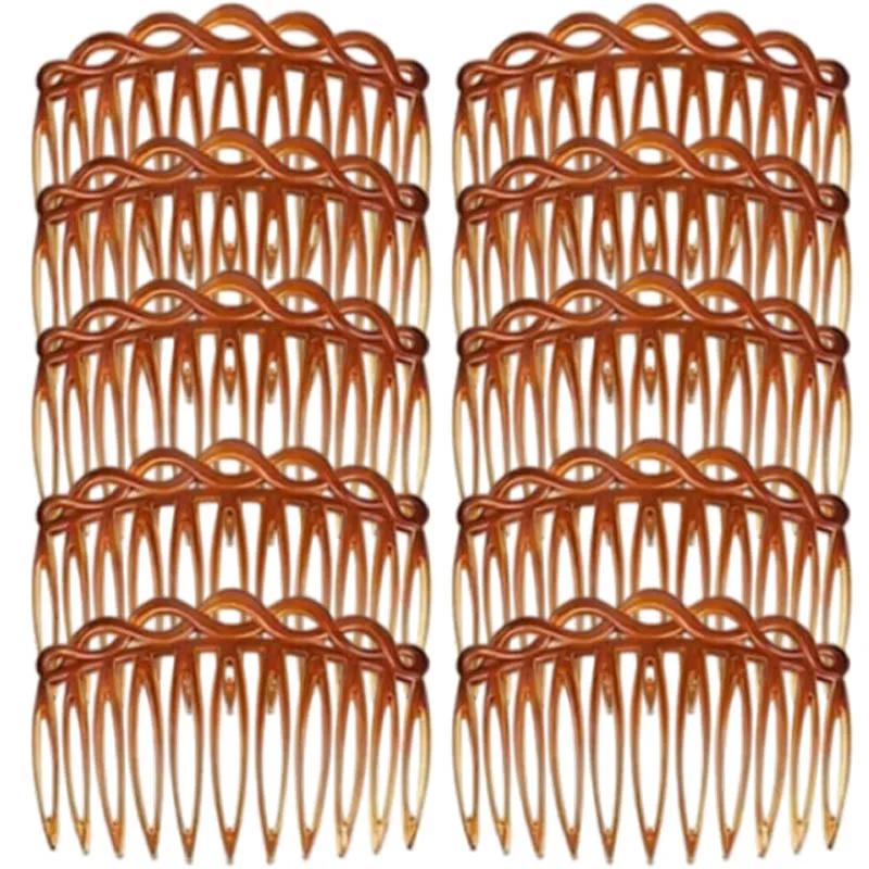 1/10pcs New Women Brides Wedding Veil Hair Combs French Combs Korean Retro Bangs Comb Hairpin Style Insert Comb 1pcs глибокий кавового кольору
1/10pcs New Women Brides Wedding Veil Hair Combs French Combs Korean Retro Bangs Comb Hairpin Style Insert Comb 1pcs глибокий кавового кольору