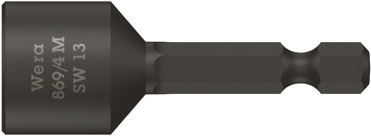 WERA Nut setter for hex bolts with insertion cutting edge size total length 50mm 073508 magnet, 6.35mm, 13.0,
WERA Nut setter for hex bolts with insertion cutting edge size total length 50mm 073508 magnet, 6.35mm, 13.0,