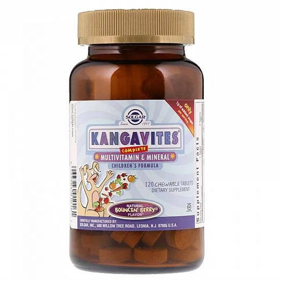 Solgar - Kangavites, Complete Multivitamin & Mineral Children s Formula, Berry Flavor, 120 Chewable Tablets
Solgar - Kangavites, Complete Multivitamin & Mineral Children s Formula, Berry Flavor, 120 Chewable Tablets