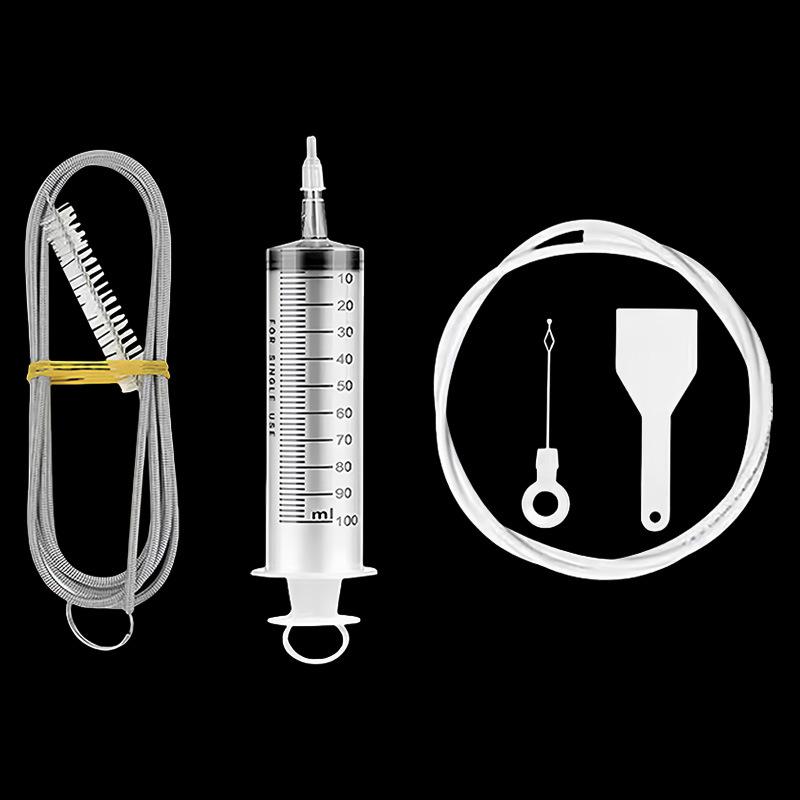 Универсальный инструмент-шланг для прочистки сливного отверстия холодильника. Очистка засоренного сливного отверстия и прочистка сливного отверстия. Basic 5-piece set
Универсальный инструмент-шланг для прочистки сливного отверстия холодильника. Очистка засоренного сливного отверстия и прочистка сливного отверстия. Basic 5-piece set