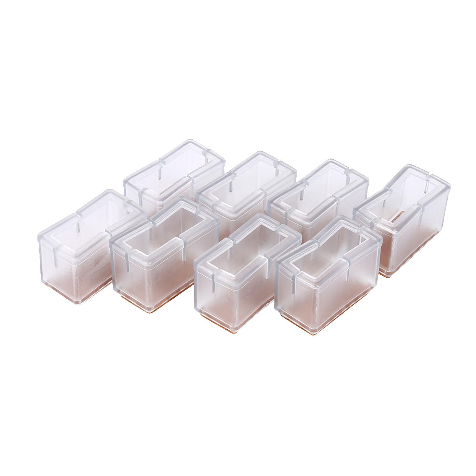 8 Pcs Set Chair Legs Cover Rectangle Furniture Legs Protector with Rubber Sole(Transparent) чорний
8 Pcs Set Chair Legs Cover Rectangle Furniture Legs Protector with Rubber Sole(Transparent) чорний
