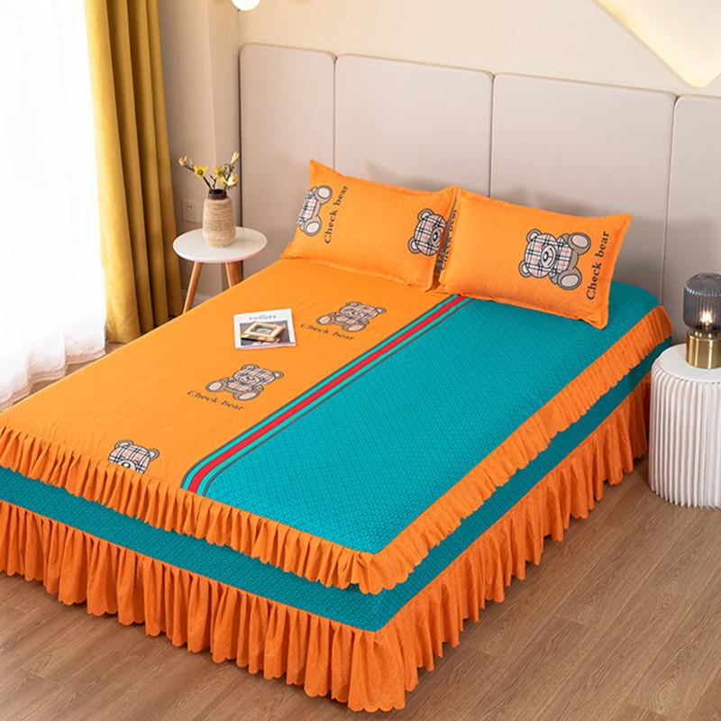 Korean Princess Style Single Bed Skirt - No Pilling or Shrinking, Fits 1.8 Meter Bed 40x70 cm Pillowcase Pair
Korean Princess Style Single Bed Skirt - No Pilling or Shrinking, Fits 1.8 Meter Bed 40x70 cm Pillowcase Pair