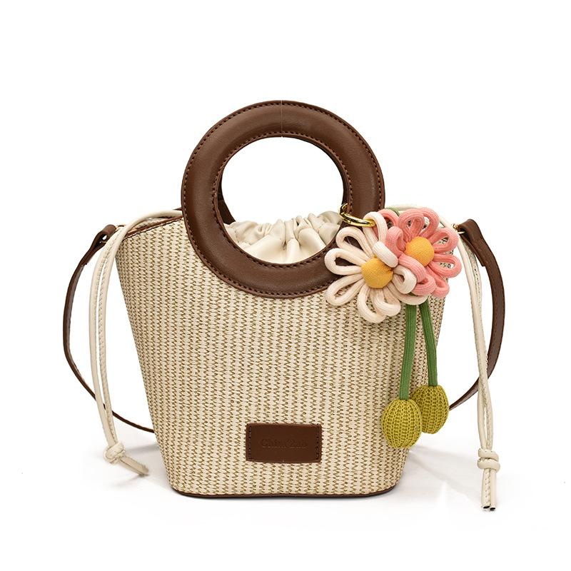2025 Summer Fashion Handbag - Stylish Crossbody Tote Bag for Women, Cute Boho Straw Basket Purse, Versatile Casual Shoulder Bag кофейный
2025 Summer Fashion Handbag - Stylish Crossbody Tote Bag for Women, Cute Boho Straw Basket Purse, Versatile Casual Shoulder Bag кофейный
