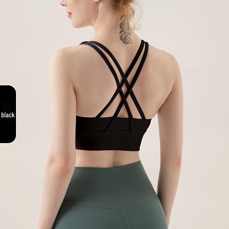 Жіночий спортивний бюстгальтер високої інтенсивності зі спинкою навхрест - Ударостійкий жилет для йоги Medium
Жіночий спортивний бюстгальтер високої інтенсивності зі спинкою навхрест - Ударостійкий жилет для йоги Medium