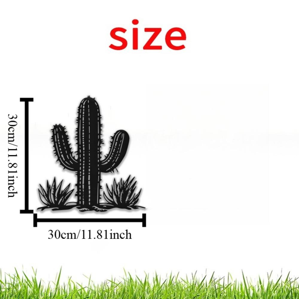 1pc 15.75in Wrought Iron Cactus Wall Decor, Southwest Desert Art for Indoor Outdoor Hanging, Living Room Bedroom Bathroom Kitchen Patio Balcony Gift 12in
1pc 15.75in Wrought Iron Cactus Wall Decor, Southwest Desert Art for Indoor Outdoor Hanging, Living Room Bedroom Bathroom Kitchen Patio Balcony Gift 12in