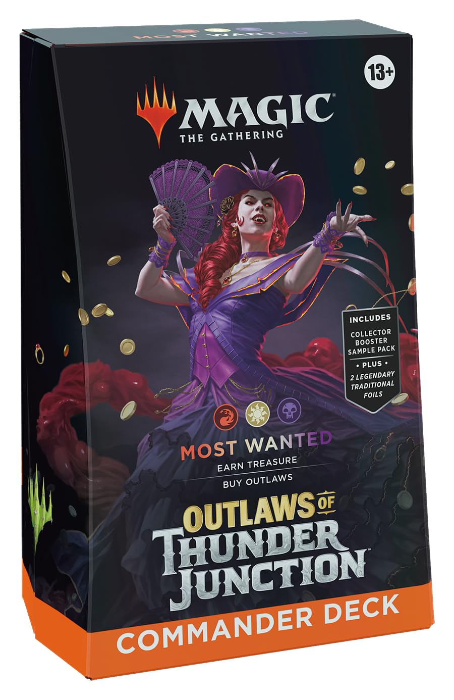 The Gathering Outlaws of Thunder Junction Командирская колода английская версия MTG Коллекционная карта Wizards of the Coast OTJ D32630000 Magic Most Wanted
The Gathering Outlaws of Thunder Junction Командирская колода английская версия MTG Коллекционная карта Wizards of the Coast OTJ D32630000 Magic Most Wanted