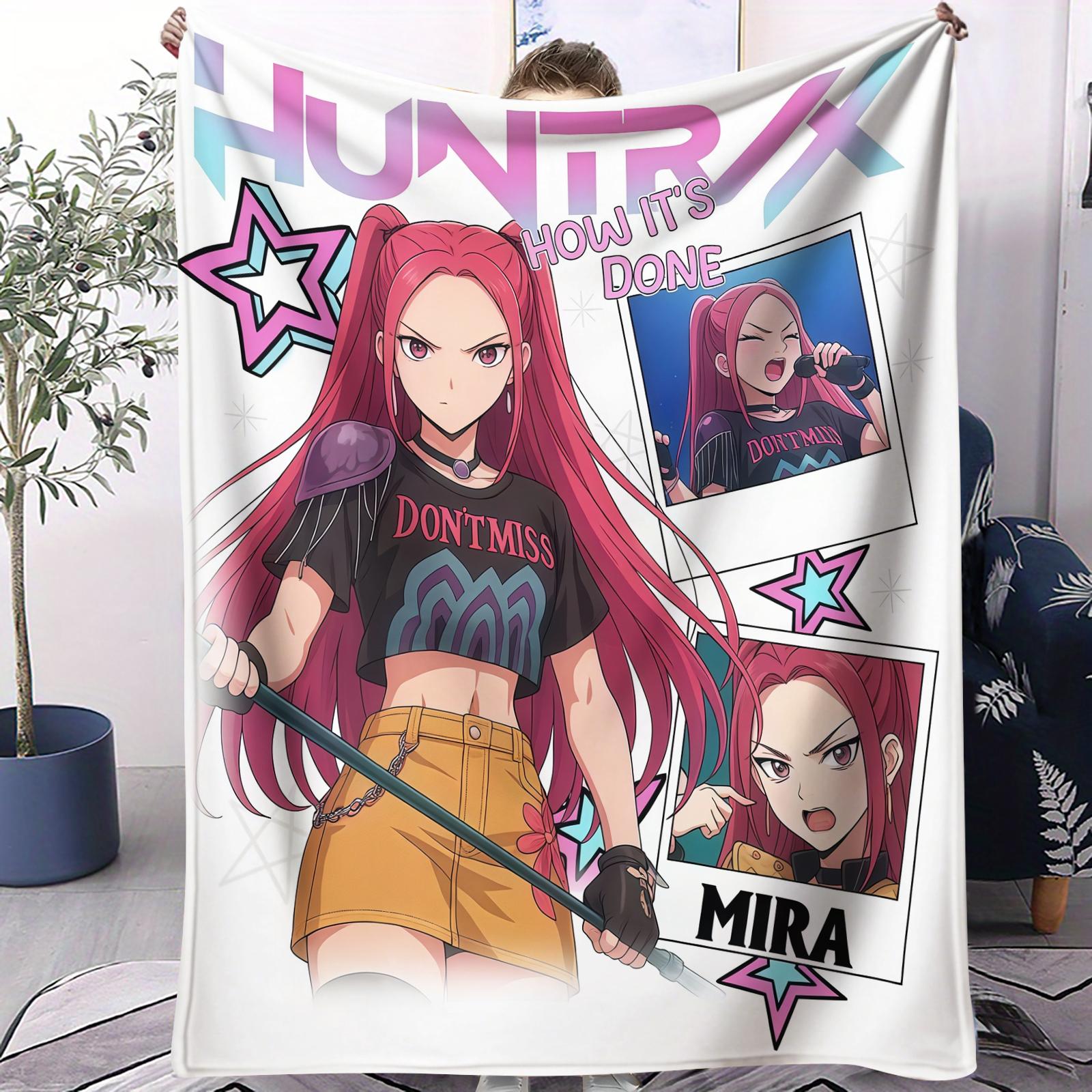 KPop Demon Hunter Soft and Comfortable Blanket Cover Blanket Warm and Fluffy Used for Living Room Home Decoration Fan Gifts 70x100cm
KPop Demon Hunter Soft and Comfortable Blanket Cover Blanket Warm and Fluffy Used for Living Room Home Decoration Fan Gifts 70x100cm