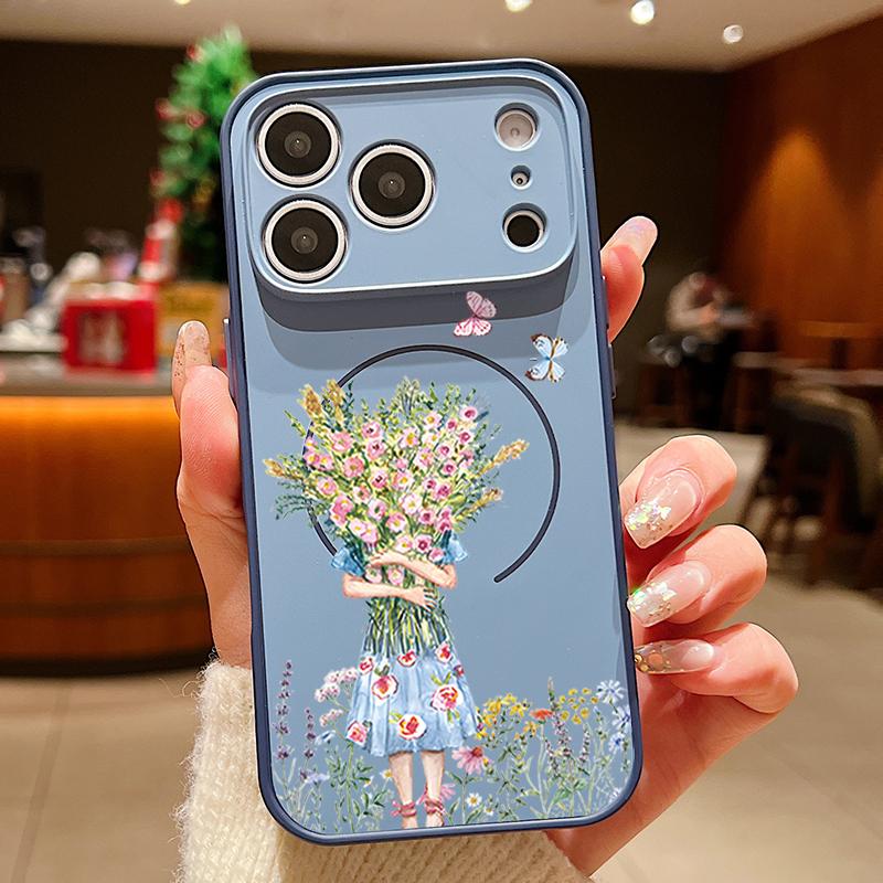 Case For iPhone 17 Pro Max Cartoon Flower Girl Pattern Magnetic For Magsafe Hybrid Slim Matte Cover For iPhone 16 15 14 13 Pro Max iPhone 17 синій
Case For iPhone 17 Pro Max Cartoon Flower Girl Pattern Magnetic For Magsafe Hybrid Slim Matte Cover For iPhone 16 15 14 13 Pro Max iPhone 17 синій
