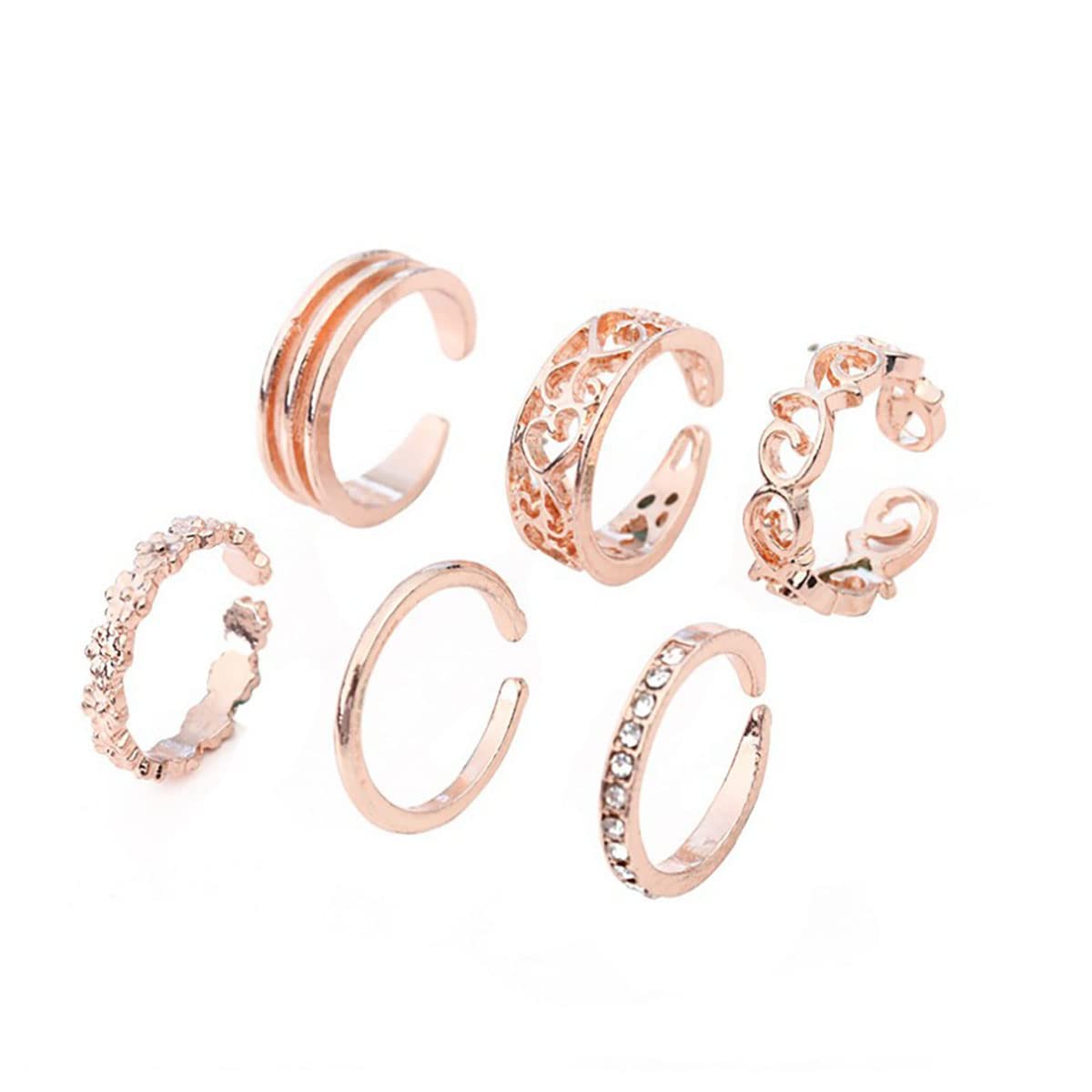6 Piece Ring One Size Fits Ring Alloy Chain Adjustable Fashion Popular Set Set, Fashionable, Popular, Men s, Women s, Couple, Unisex, Most,
6 Piece Ring One Size Fits Ring Alloy Chain Adjustable Fashion Popular Set Set, Fashionable, Popular, Men s, Women s, Couple, Unisex, Most,