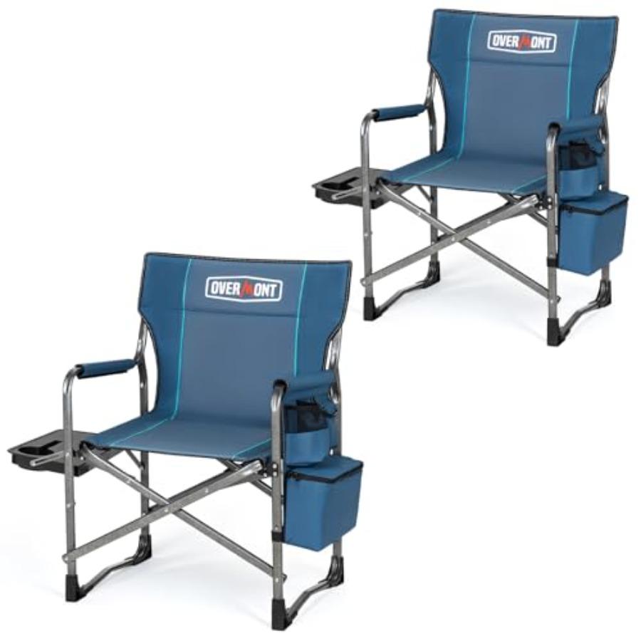 2PCS Oversized Lightweight Camping Chair Portable Comfortable Heavy Duty Foldable Directors Chairs with Side Table Cooler Bag f тёмно-синий
2PCS Oversized Lightweight Camping Chair Portable Comfortable Heavy Duty Foldable Directors Chairs with Side Table Cooler Bag f тёмно-синий